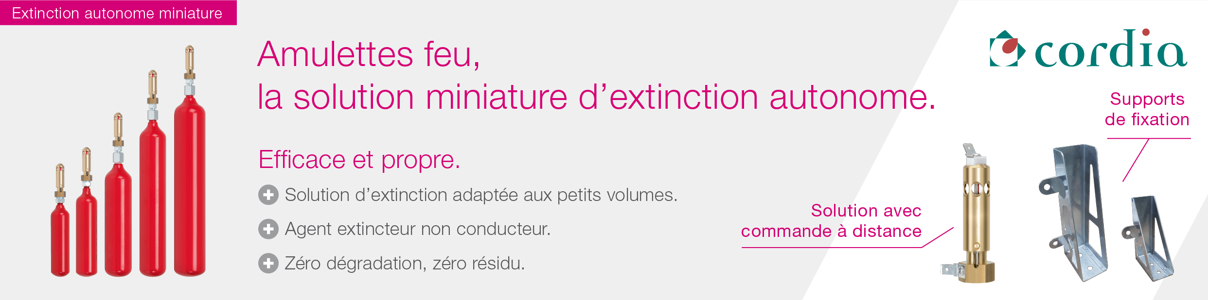 amulettes feu extinction autonome